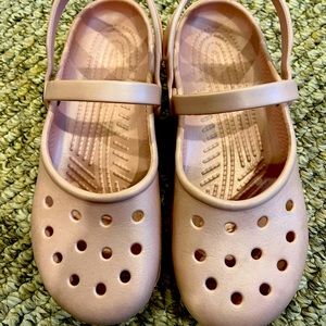 CROCS ballerina pink Mary Janes
